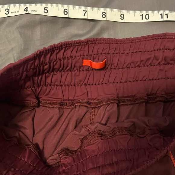 Lululemon Vintage Tracker Short Yama Check Flaming Tomato Rust Plaid - Picture 5 of 6